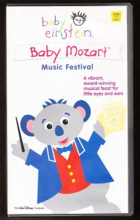 BABY EINSTEIN   BABY MOZART   MUSIC FESTIVAL   VHS PAL (UK) VIDEO