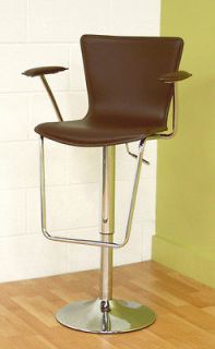   Interiors ALC 2219 Brown Bonded Leather Bar Stool/Open Box Special