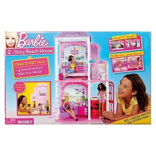 Barbie 2 Story Beach House Dollhouse Brand New Factory Sealed