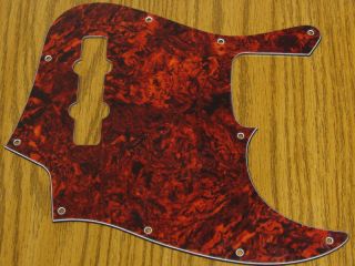 NEW Jazz Bass Red Tortoise PICKGUARD for Fender Jazz J Bass Guitar