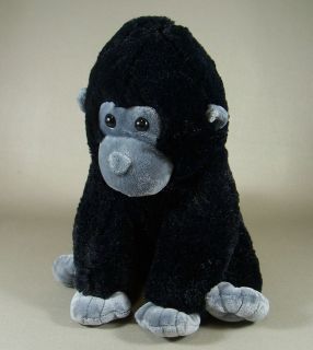   For Kids Black Ape Gorilla 11 Plush Monkey Grey Face Stuffed Anima