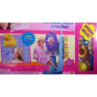 Barbie Bath Works Playset w Special Value Bonus