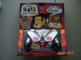 Jakks Pacific Plug and Play TV Games Classic Arcade Pinball New in 