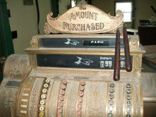 antique national cash register in Cash Register, Adding Machines 