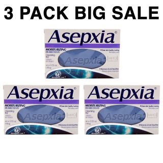 Asepxia Moisturizing Cleansing Bar Soap 3.53 oz (3 Pack) BIG SALE