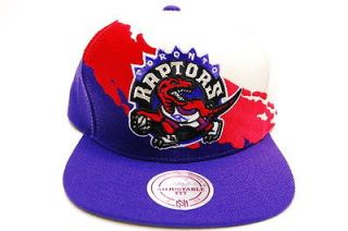 Toronto Raptors Paintbrush Snapback Basketball Mitchell & Ness Hat 