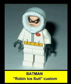 BATMAN Lego Robin Ice Suit Custom from video game NEW (dht) #15C