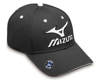 NEW Mizuno Tour Magna Ball Marker GRAY Fitted M/L Hat/Cap