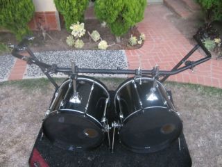 78 Custom Double Bass Drum Set Kit Rack w/Gibraltar Clamps