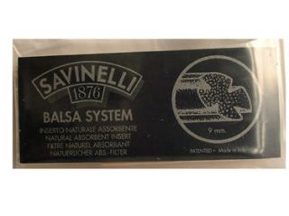 SAVINELLI 9mm BALSA PIPE FILTERS   3 Packs/15each