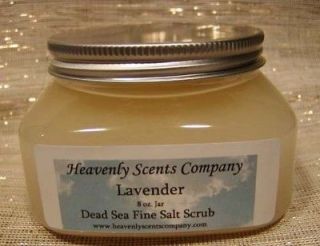 Baby Powder   4 oz Dead Sea Salt Body Scrub