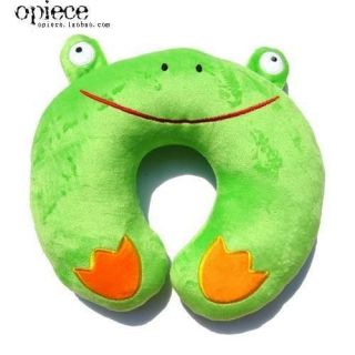 Green Frog Baby Neck Saver Protector Head Support Pillow
