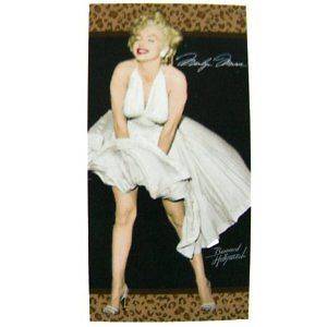Marilyn Monroe Towel   Leopard Beach / Bath Towel 30x60