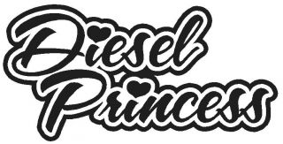 Diesel Princess * Vinyl Decal Sticker * Truck Smoke Powerstroke 