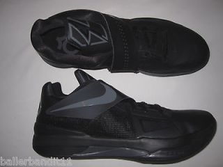 Mens Nike Zoom KD IV shoes sneakers new 473679 002 Kevin Durant Black