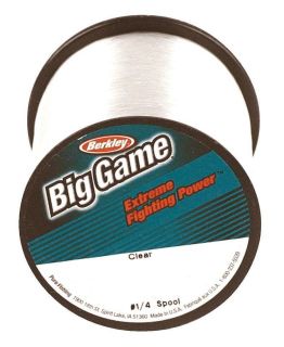 BERKLEY BIG GAME MONO FISHING LINE Available in Clear Green Blue All 