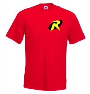 Robin batman t shirt fancy dress robin t shirt stag do shirt super 