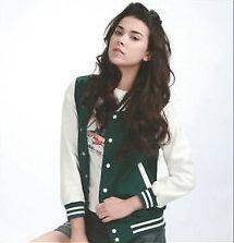 baseball jacket Green letterman uniform coat Korea high quality men 
