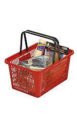 plastic shopping basket in Shopping Carts & Baskets