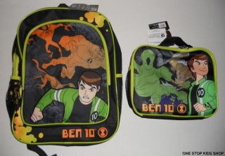 BEN 10 ALIEN FORCE School Bag BACKPACK or LUNCH BOX Tote Pouch Cooler