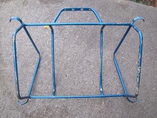   1970S TOWN AND COUNTRY TRIKE REAR BASKET FRAME, ORIGINAL, BLUE