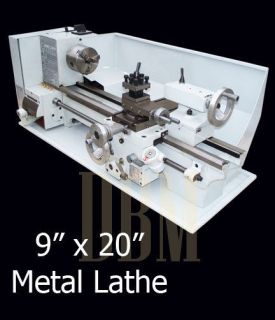 Precision Bench Metal Lathe 9 x 20 Belt Drive 3/4HP 550W 2000RPM 