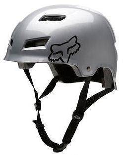Fox Transition Hard Shell Bike Helmet Dirt Trail Silver all sizes