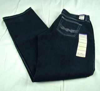 Womens Wrangler Western Q BABY Mid Rise Boot Cut Jeans Size 7/8 x 32