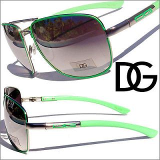 DG Sunglasses Neo Aviator Shades New Mirror Lens Turbo Designer Mod 
