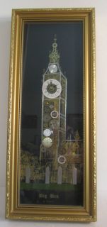 BEAUTIFUL HOROLOGICAL COLLAGE CLOCK / #2001031 BIG BEN BY TYMEART