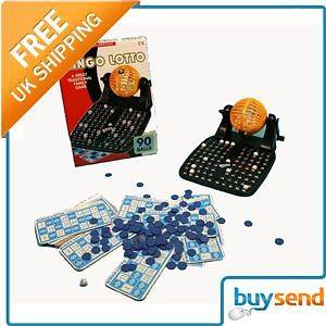 NEW Bingo Lotto Traditional Family Game Set 90 Balls
