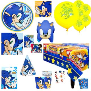 SONIC the HEDGEHOG Birthday PARTY Supplies ~ Create Your Own Set ~ YOU 