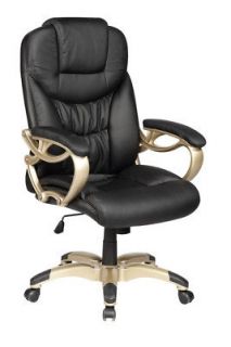   Back PU Leather Executive Computer Ergonomic Office Desk task Chair O7