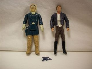   Han Solo Hoth Gear 1983 Kenner Vintage & Han Solo with Blaster Modern