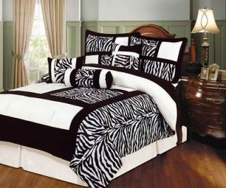   suede comforter set mod block safari design bed in a bag free set of