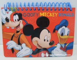 Disney Mickey Spiral Autograph Book   Blue