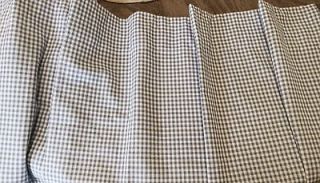 blue gingham curtains in Curtains, Drapes & Valances