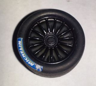 NEW SCX 17mm Black Wheels 20x10 Low Profile Michelin Slicks (Vette 