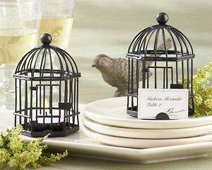 Love Song Birdcage Tealight Place Holder Wedding Favors