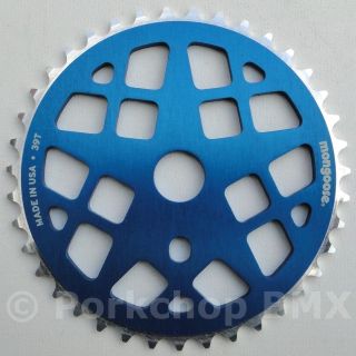 Mongoose® Motomag BMX bicycle chainwheel 39T *MADE IN USA* BLUE 