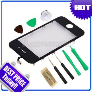 Replacement Touch Screen Glass Lens & Digitizer w/Frame for Iphone 4G 