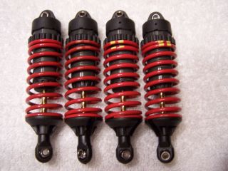 NEW TRAXXAS 1/10 5607 SUMMIT GTR ALUMINUM SHOCKS w/ SPRINGS / Fits E 