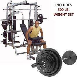 Body Solid Loaded Smith Gym with 500lb. Set