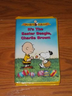 Its the Easter Beagle Charlie Brown VHS Video Clamshell