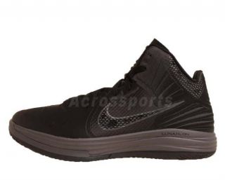 Nike Lunar Hypergamer Black Lunarlon Hyperfuse Mens Basketball Shoes 