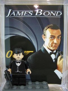Lego Minifig   007 James Bond   Sean Connery   Custom Minifigure