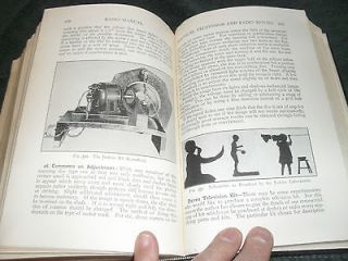 Rare 1928 Book with Jenkins Scanning DiscRadio Visor TV Kit 12 
