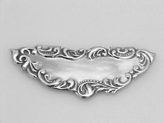 Victorian Style Sterling Silver Bookmark