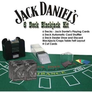   Deck Blackjack Dealer Combo Kit   Includes Craps Table Layout