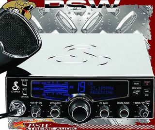 29 LX CHR LE COBRA CB Radio Chrome Plated with Selectable, 4 color LCD 
